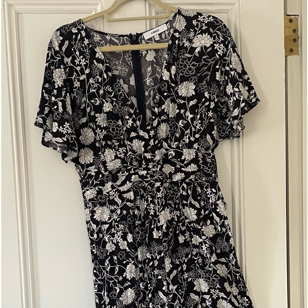 Likely Jumpsuit in fun floral print, great condition! Size 10
